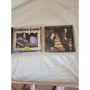 Johnny Cash the Sun Years The best of Simon and Garfunkel 2 CD CDs albums